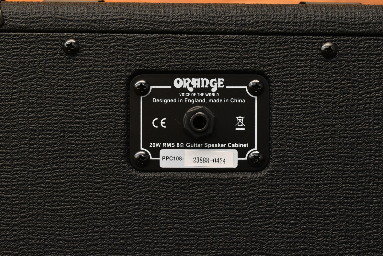 ORANGE PPC108 Black Cabinet【1×8キャビ】（新品）【楽器検索デジマート】