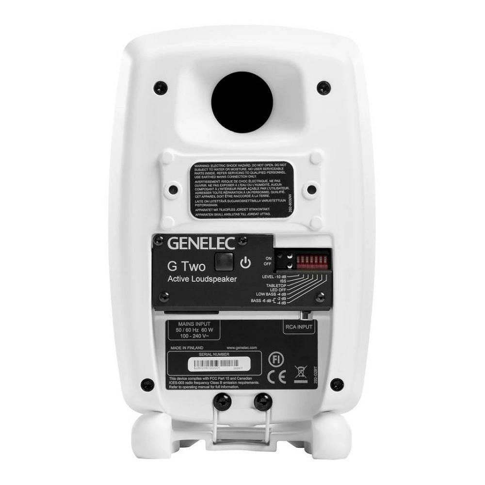 【美品・ペア】GENELEC G2 アクティブ/2台セット / 国内正規品・白 GENELEC G Two G2BWM ホワイト(ペア)[メーカープロモーション価格