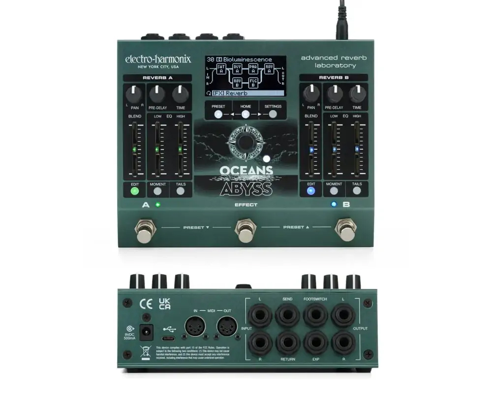 Electro-Harmonix OCEANS ABYSS（新品/送料無料）【楽器検索デジマート】