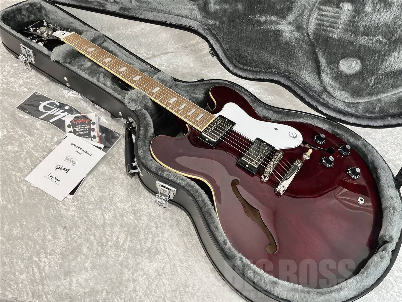 【特別セール】Epiphone Noel Gallagher Riviera Epiphone（エピフォン） Epiphone / Noel Gallagher Riviera Dark Wine