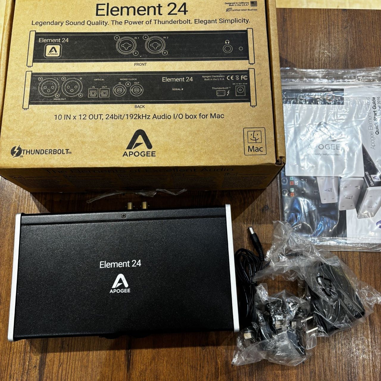 APOGEE ELEMENT24 Thunderboltオーディオインターフェイス（中古/送料
