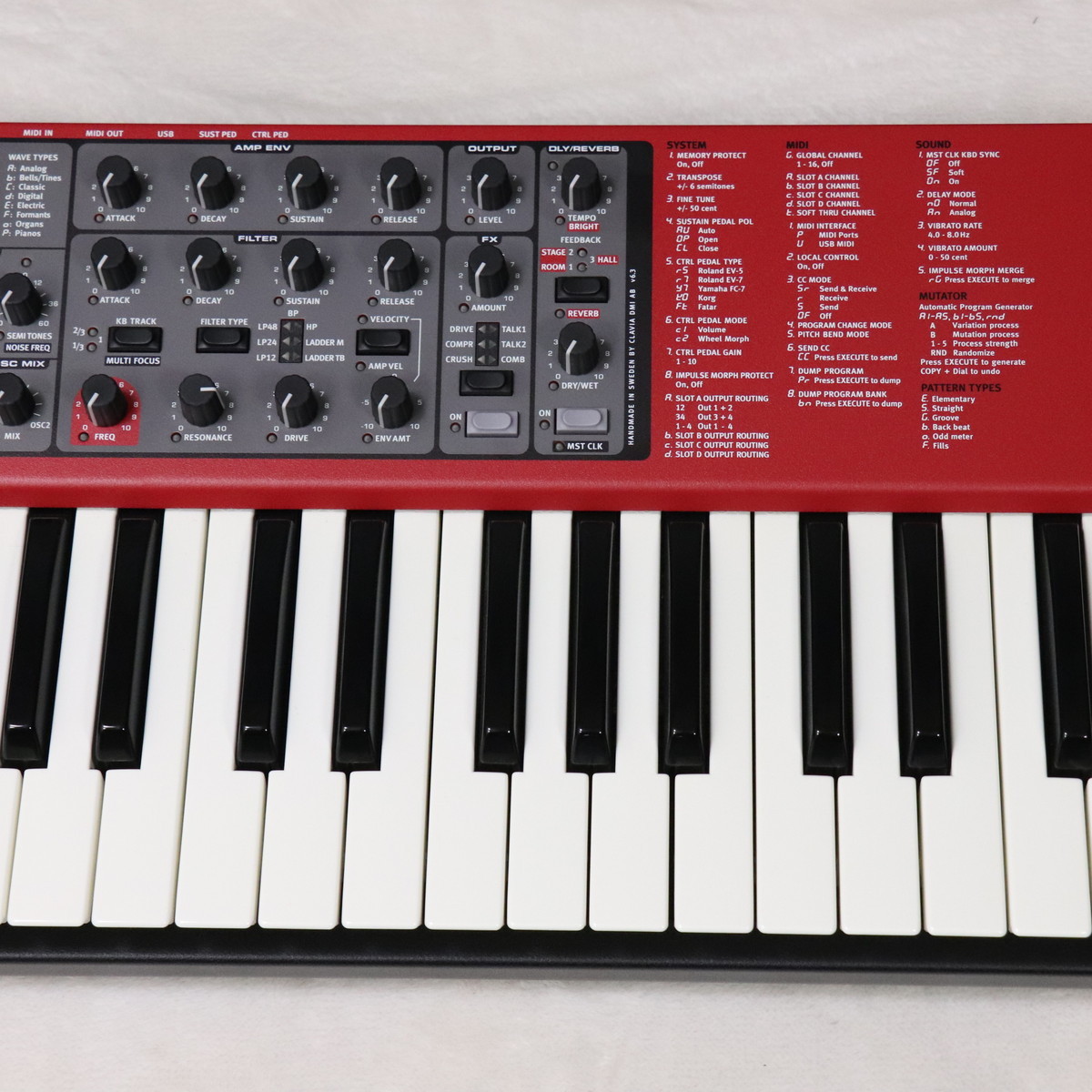 CLAVIA nord lead 4 【梅田店】（中古/送料無料）【楽器検索デジマート】