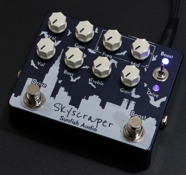 Sunfish Audio Skyscraper ギターエフェクター Sunfish Audio Skyscraper オーバードライブ ブースター サン