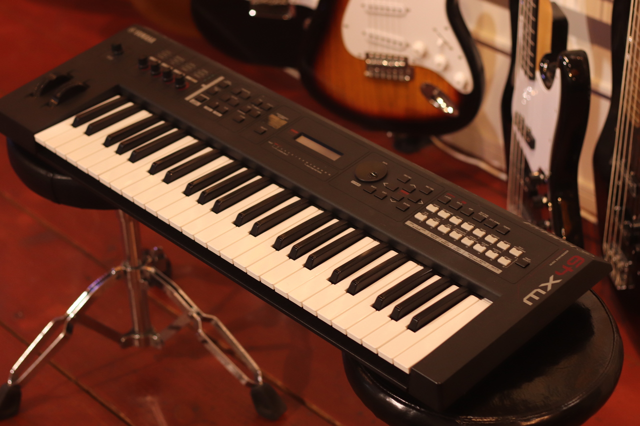 ヤマハ☆ジャンク品シンセサイザーMX49☆MIDIキーボード送料無料