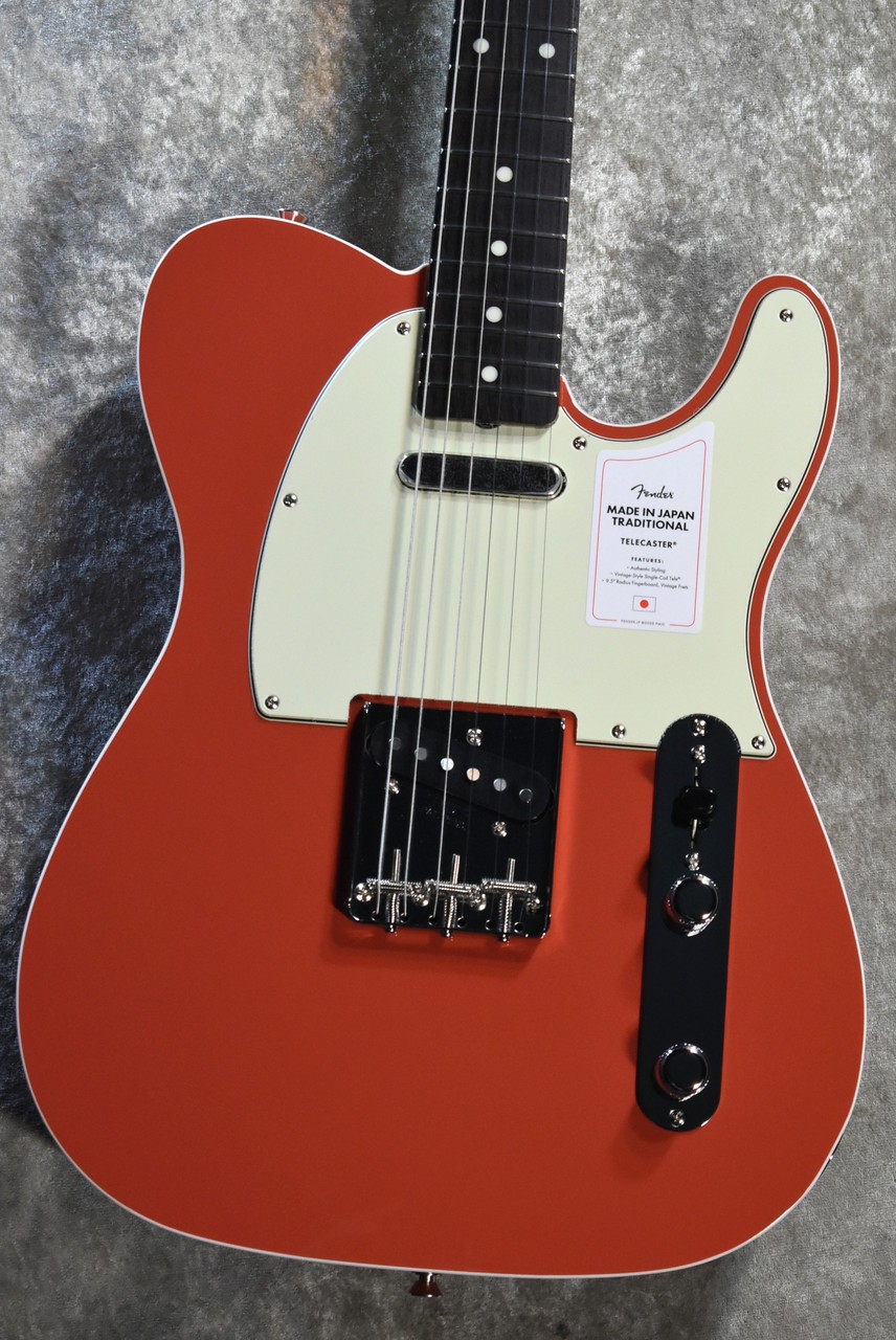 Fender Made in Japan Traditional 60s Custom Telecaster -Fiesta Red