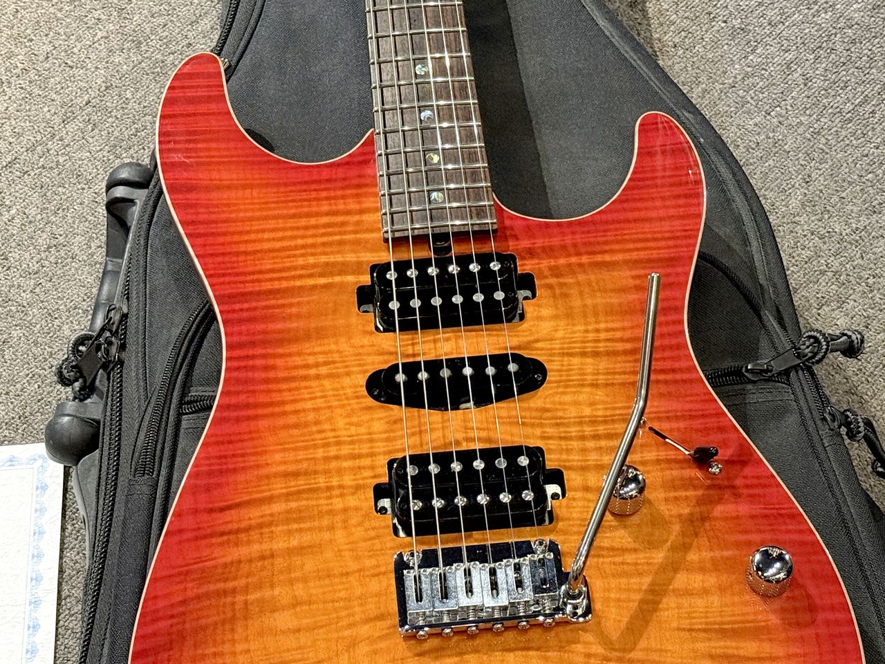 T's Guitars DST-22 Flame Cherry Sunburst（中古）【楽器検索デジマート】