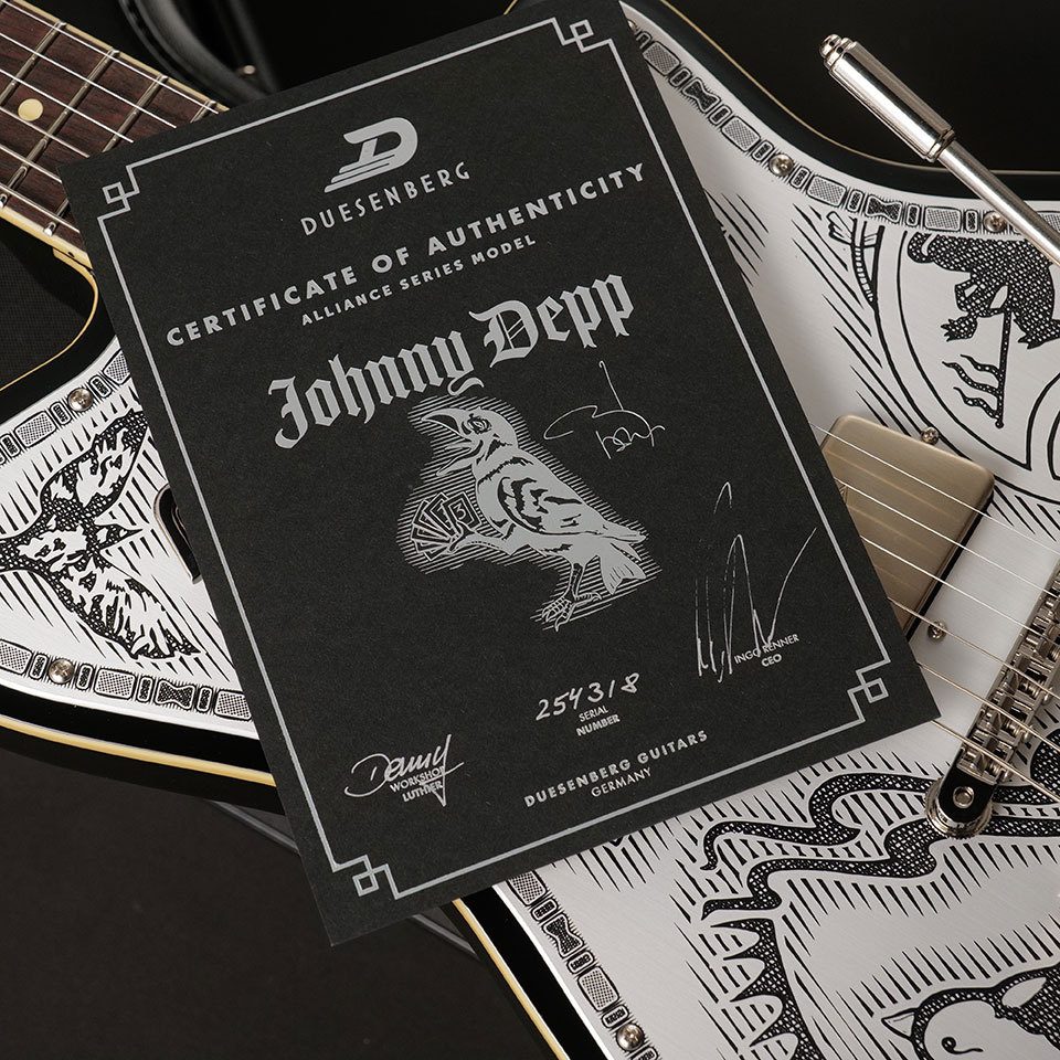 Duesenberg DJD-BK ALLIANCE JOHNNY DEPP【ジョニーデップ】#318（新品
