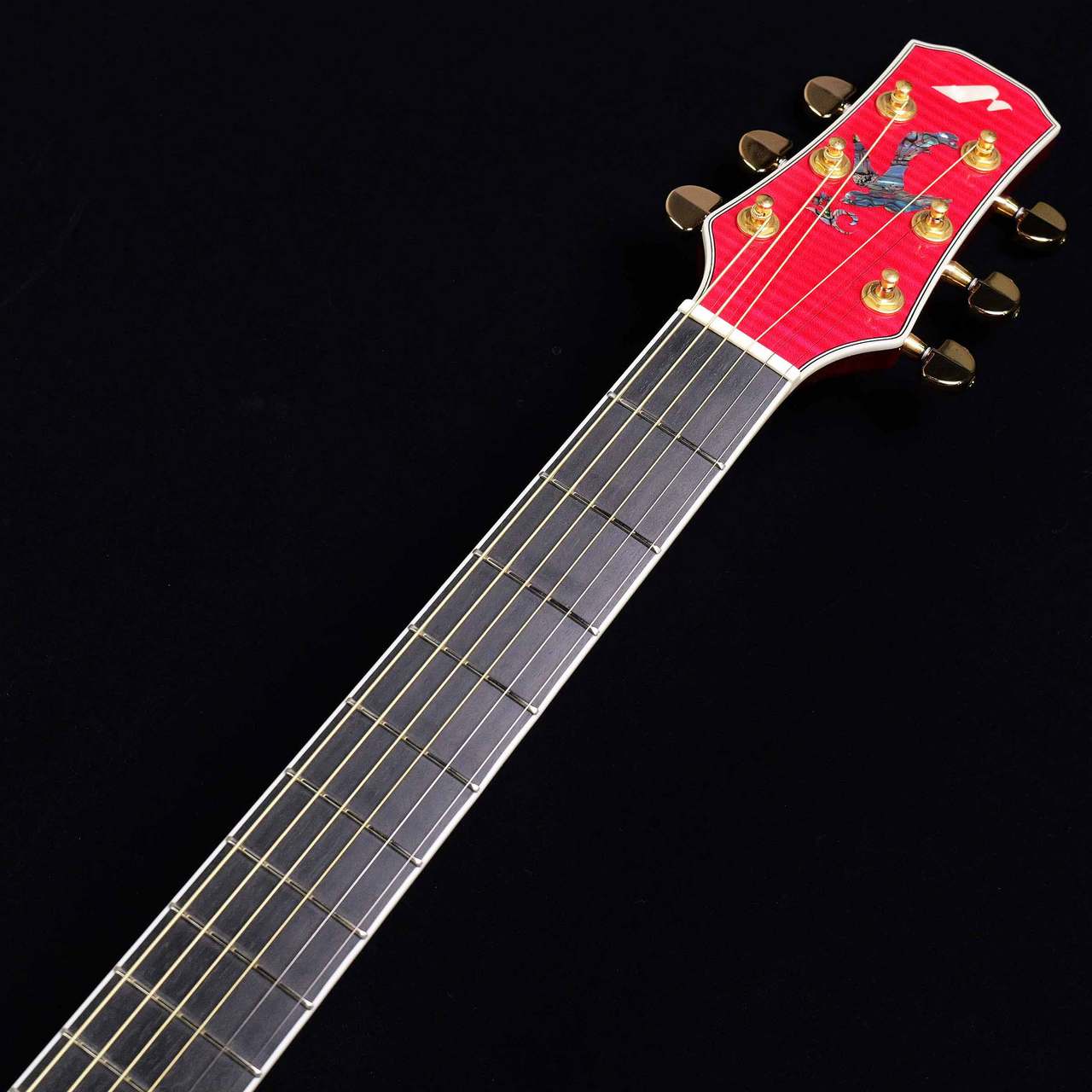 Morris TC-16 Custom See-through Pink エレアコギター 【中古】（中古