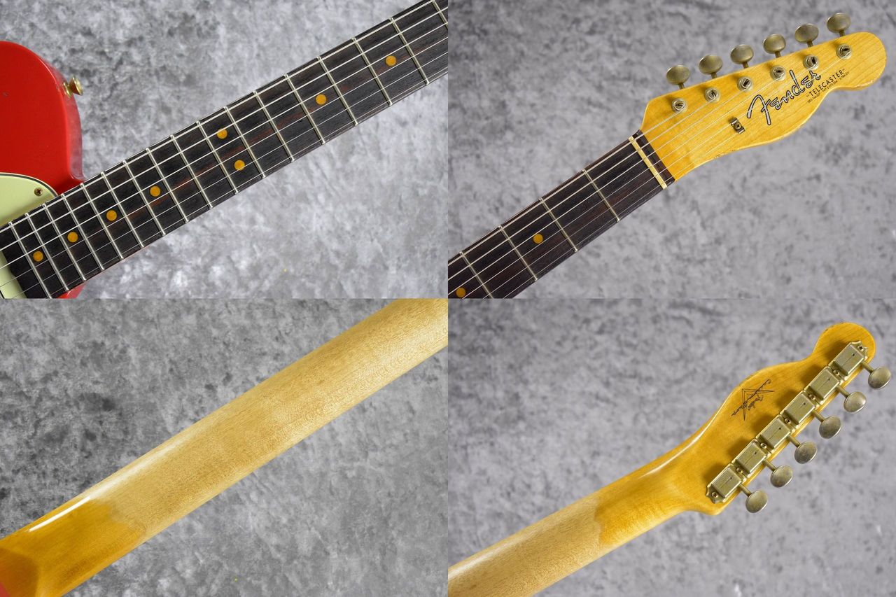 Fender Custom Shop 1963 Telecaster Relic / Aged Fiesta Red [3.34kg