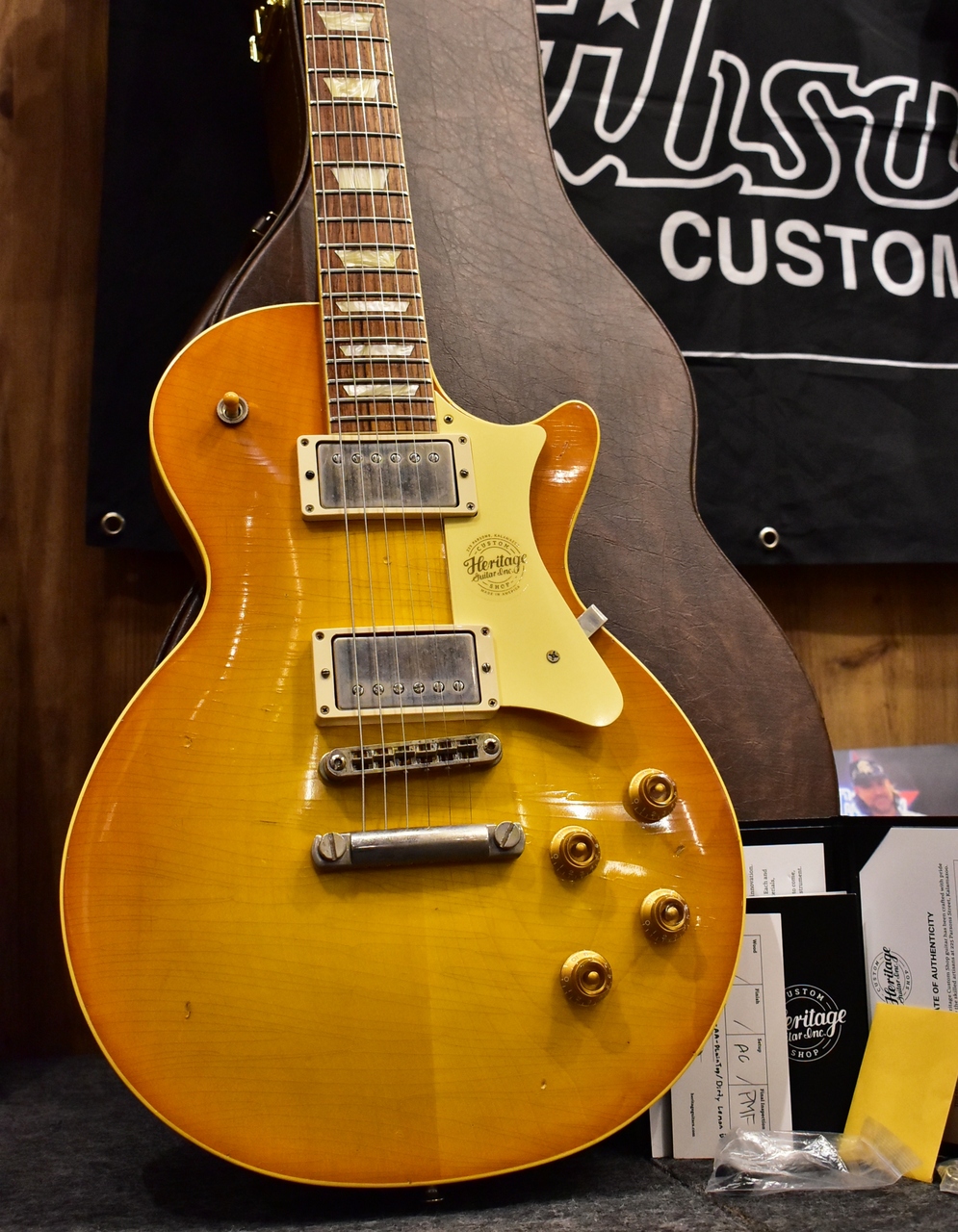 Heritage Custom Shop Core Collection H-150 Plain Top Artisan Aged