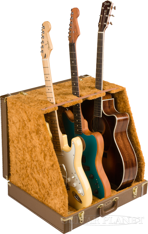 Fender Classic Series Case Stand 3Guitar -Brown-【3本掛けギター 