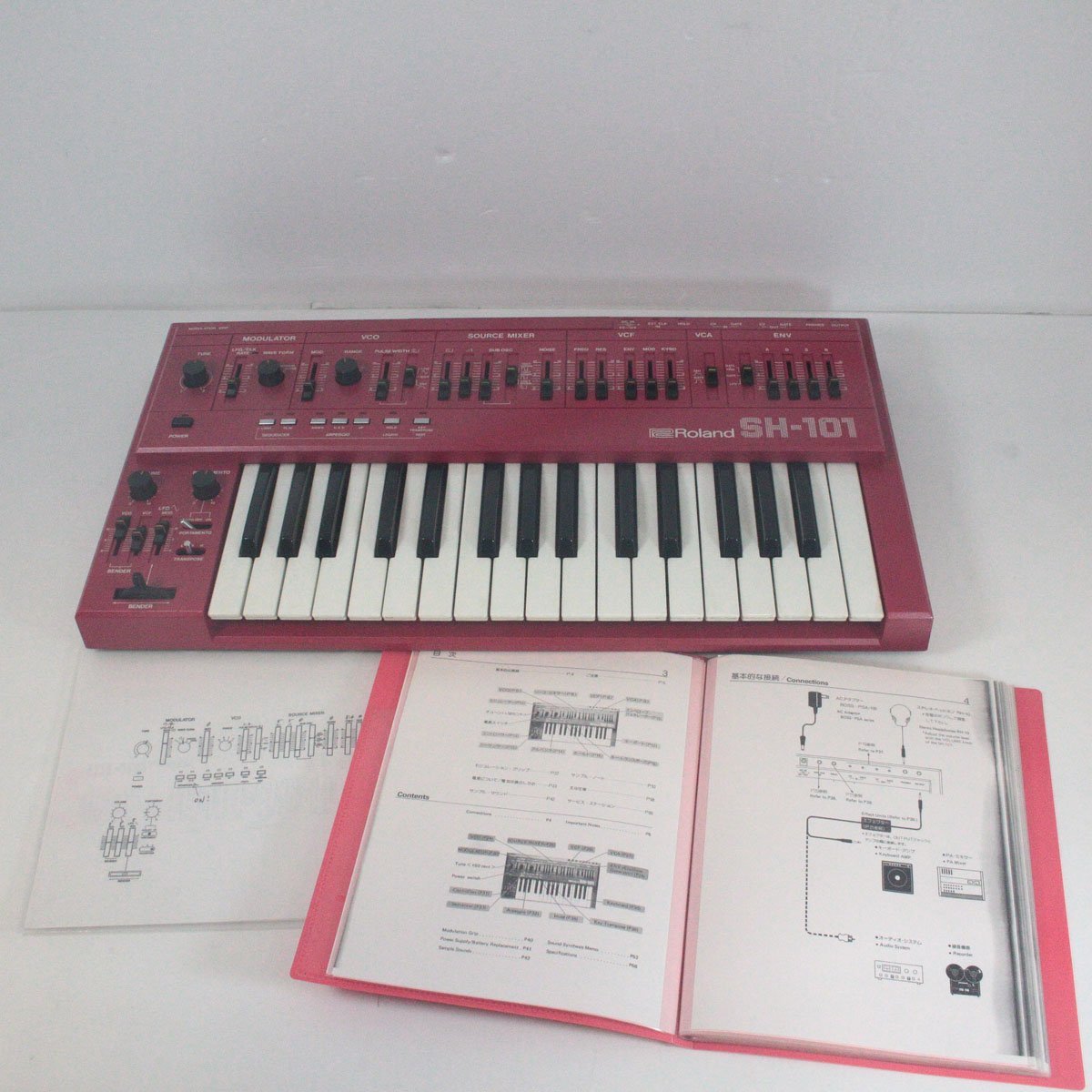 Roland SH-101 レッド Roland SH-101 レッド Roland SH-101 | Vintage Synth Explorer