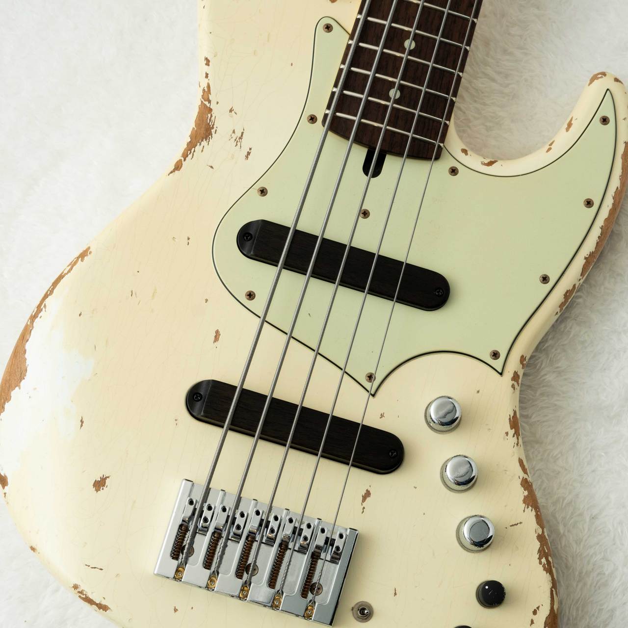 Xotic XJ-1T 5st Heavy Aged -Vintage White- #3466（新品/送料無料