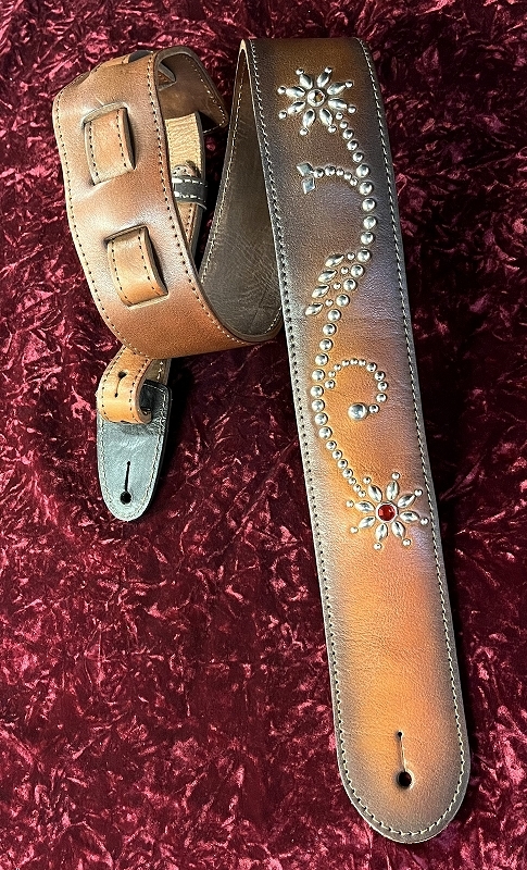 Grande uomo G-Special Life Long Strap x Peligrosso Studs / Brown with  