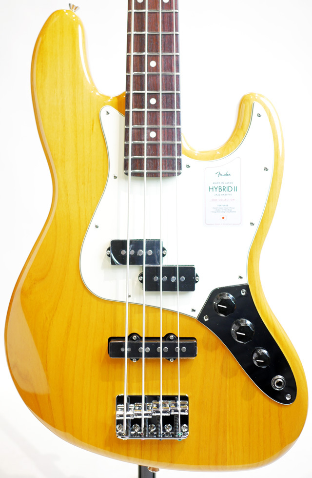 Fender 2024 Collection MIJ Hybrid II Jazz Bass PJ (Vintage Natural/RW )（新品/送料無料）【楽器検索デジマート】