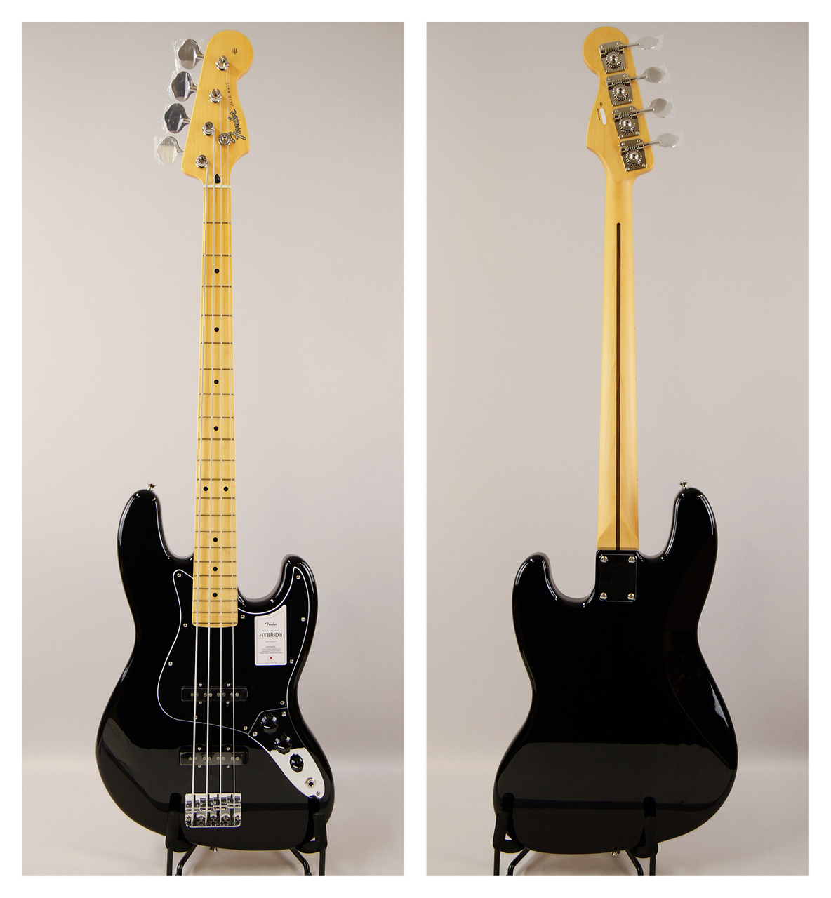 Fender Made in Japan Hybrid II Jazz Bass (Black)（新品/送料無料