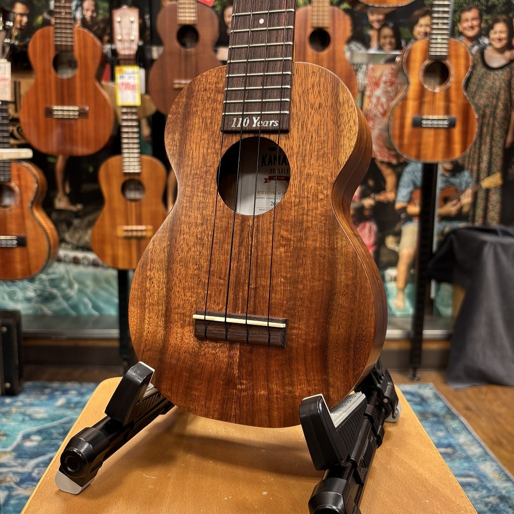 Kamaka HF-1L 110th【ソプラノ&ロングネック】【ハワイアンコア単板