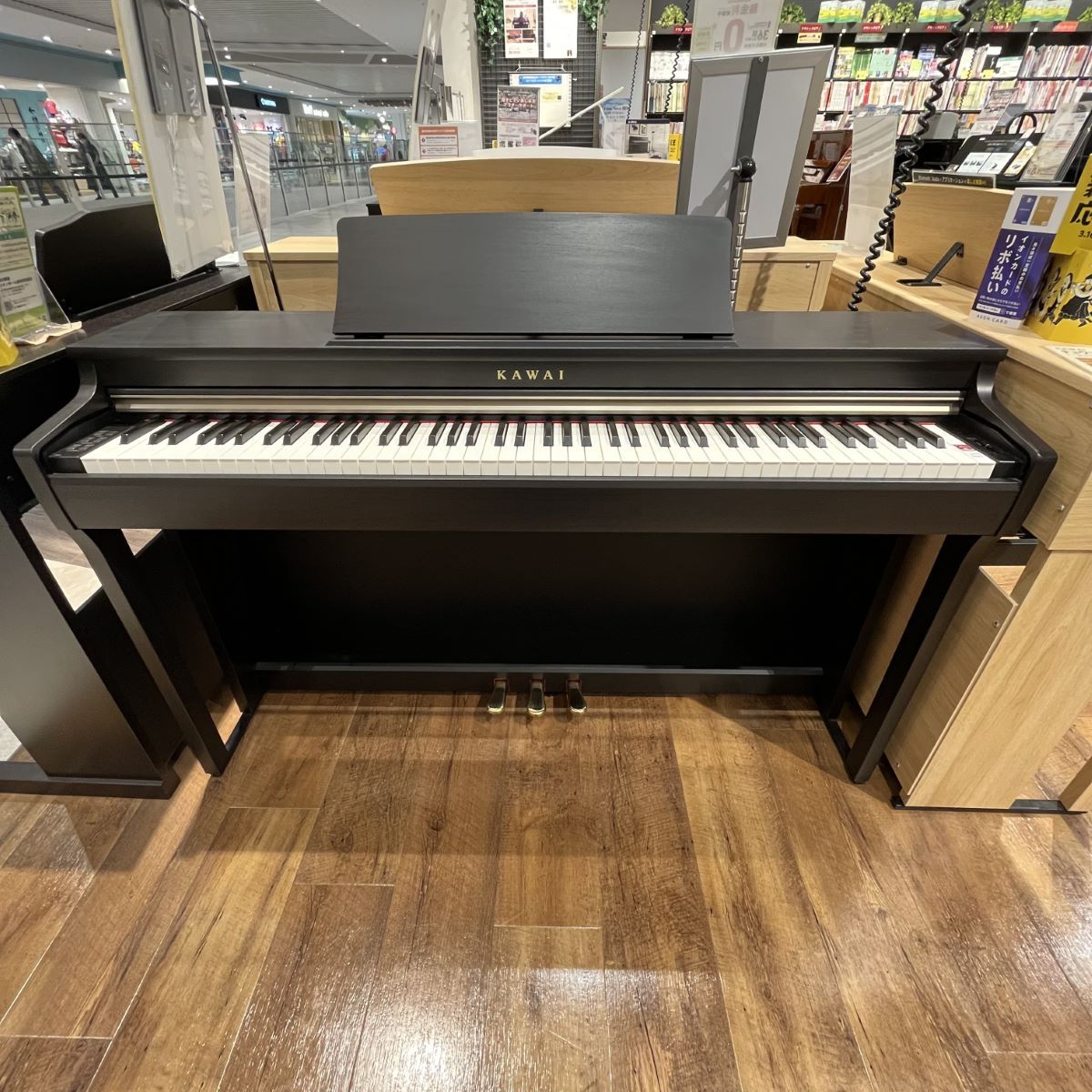 電子ピアノ KAWAI カワイ CN27 LO 木目調 美品 2017年製 椅子付 - 鍵盤 