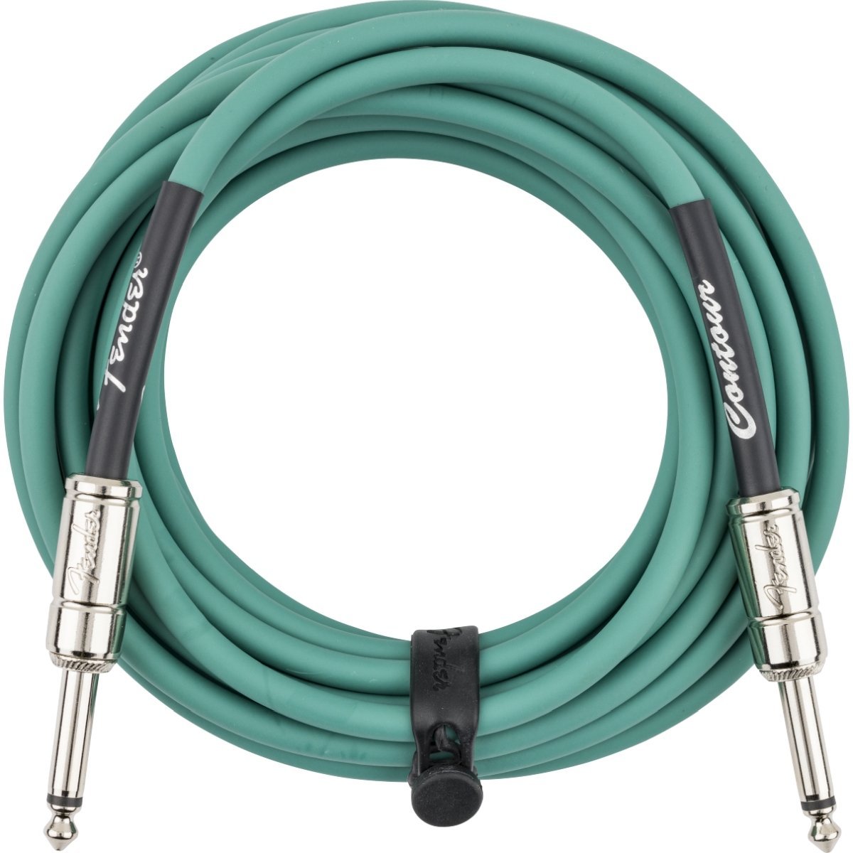 Fender Serie Contour – Cavo A Spirale Per Chitarra 9m (30'), Colore Verde Sherwood – Accessorio Originale Per Strumento Musicale