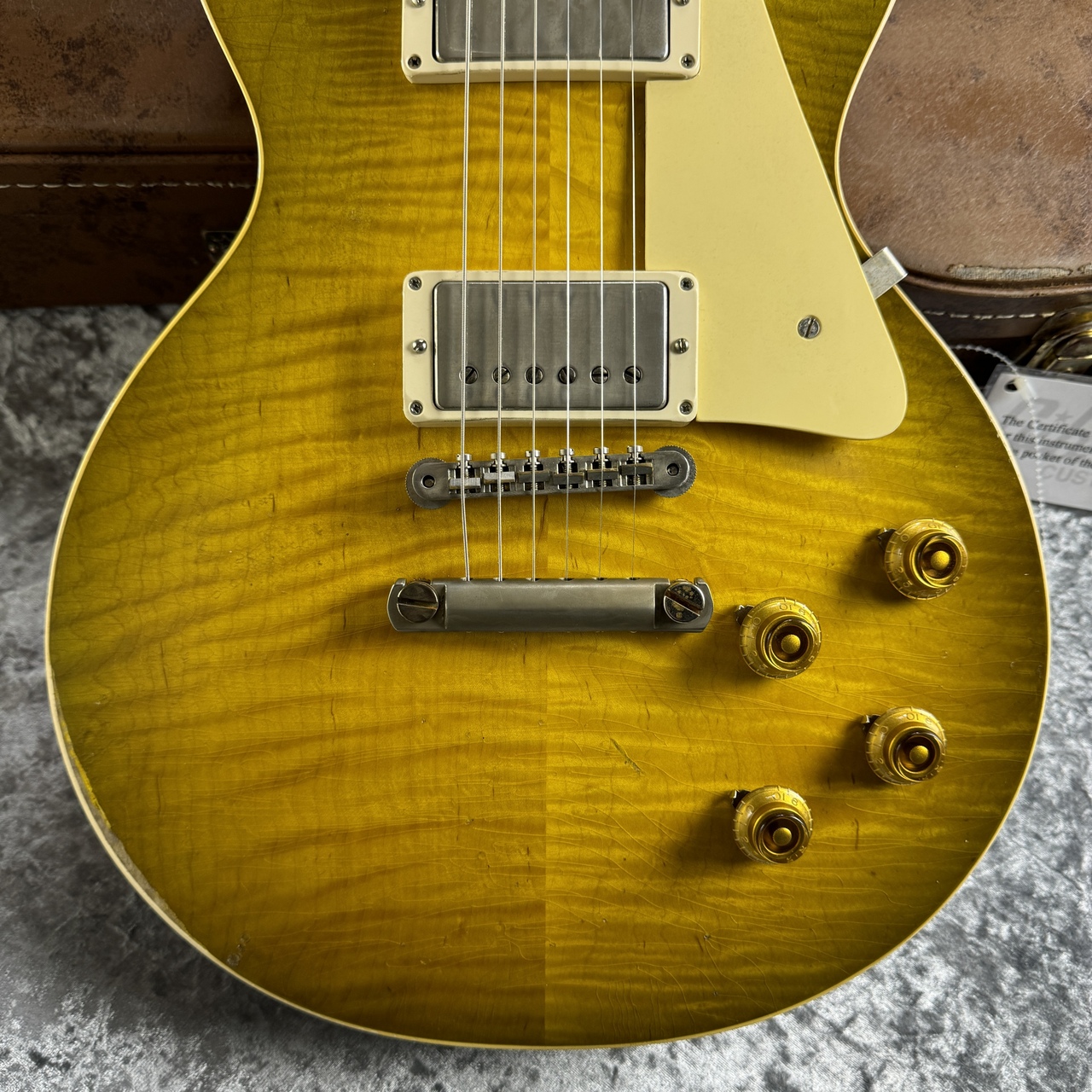 Epiphone by GIBSON Les paul 極上杢目 トラ目 - エレキギター