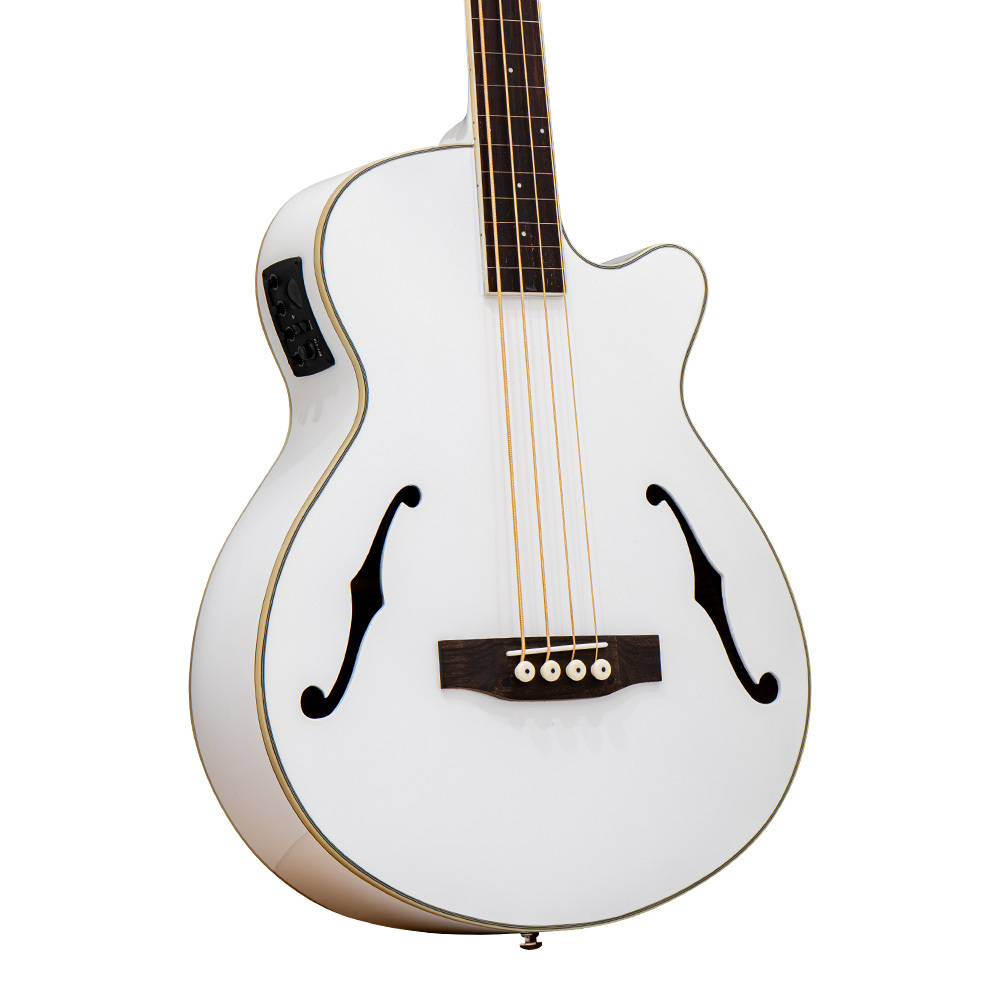 定番人気！ ELK ACOBE 4 F-Hole Fretless White Sparkle 【春の感謝祭 ジャケット・アウター