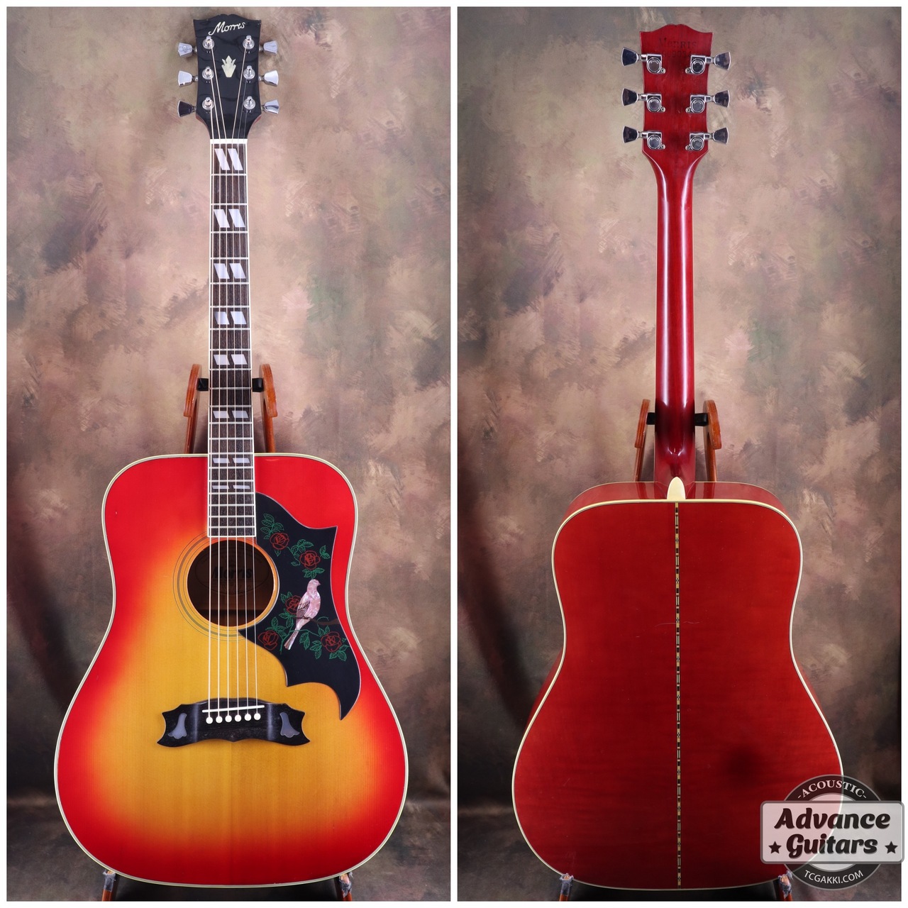 Morris W15 アコースティックギターヴィンテージ1970年代【整備
