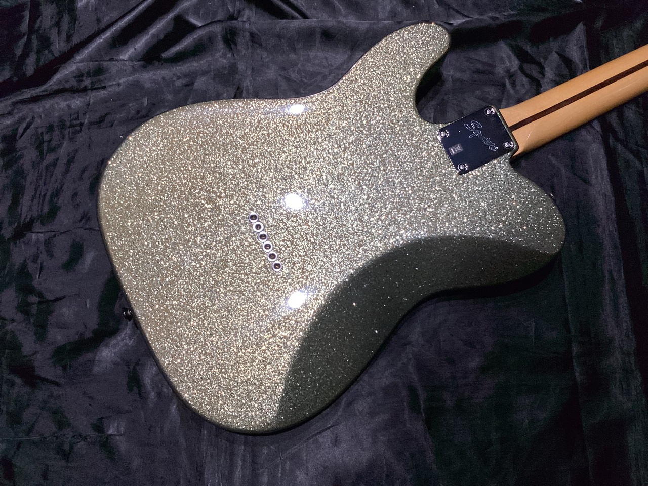 希少！HARUNA Telecaster Dark Silver Sparkle SQUIER スクワイヤー HARUNA TELECASTER DARK SILVER SPARKLE