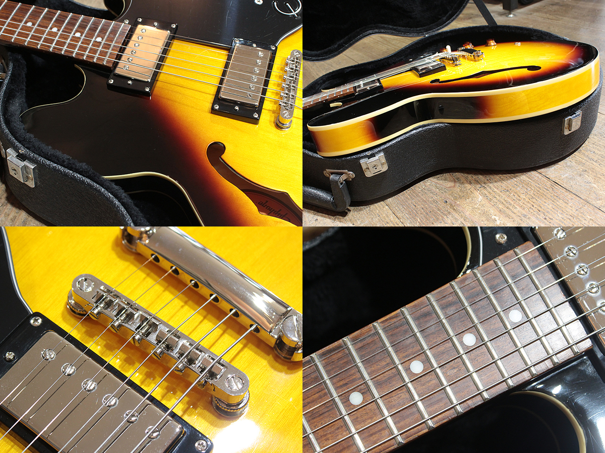 ハードケース付　Epiphone　DOT VS　美品EEシリアルgibson青島 ハードケース付 Epiphone DOT VS 美品EEシリアルgibson青島