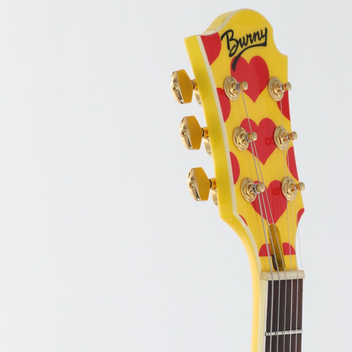 Fernandes Burny MG-145S イエローハートhideモデル 中古品 FERNANDES Burny MG-145S Yellow Heart hide Model