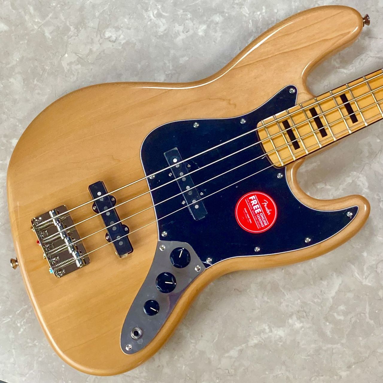 Squier by Fender Classic Vibe '70s Jazz Bass Natural エレキベース