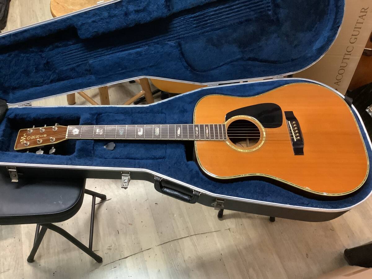 Morris TF-805 アコースティックギター セミハードケース付き Morris