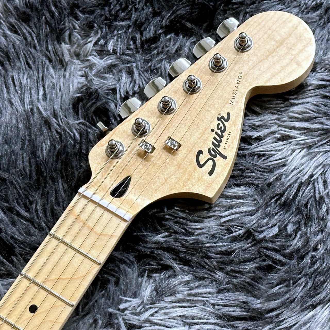 『シンチナ』稀少美品‼️Fender Mustang MB-SD VWH Squier by Fender Sonic Mustang, Maple Fingerboard, White Pickguard