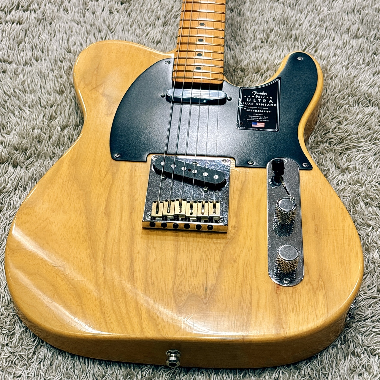 オールラッカー Fender 50s Telecaster Fender American Ultra Luxe Vintage '50s Telecaster Maple