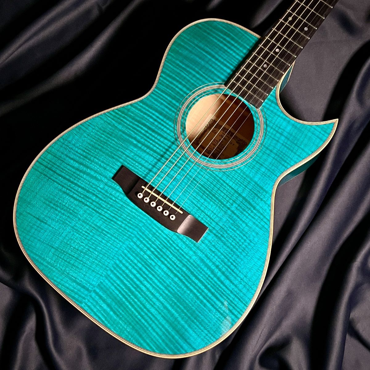 ASTURIAS E.C. Custom Order 5A Maple /Bora Bora Blue 【委託品】（中古 /送料無料）【楽器検索デジマート】