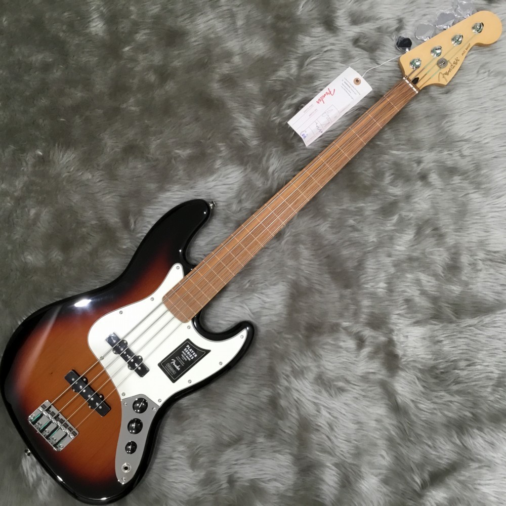 Fender Player Jazz Bass Fretless, Pau Ferro Fingerboard, 3-Color 