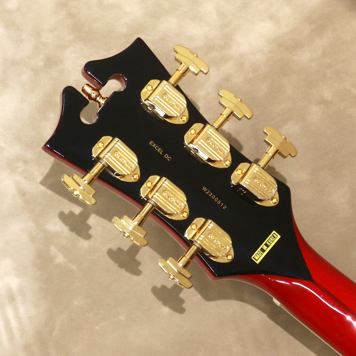 D'Angelico Excel Series Excel DC, Trans Cherry（新品/送料無料