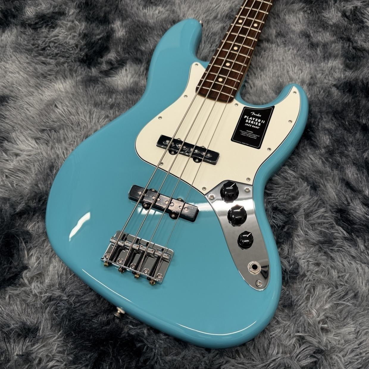 r1089r124 西ドイツヴィンテージ ブルーグレーズ ジャグベース Fender Player II Jazz Bass, Rosewood Fingerboard, Aquatone Blue