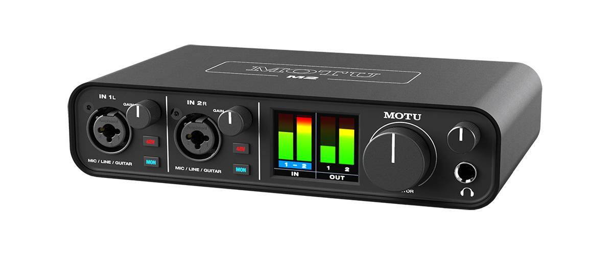 MOTU M2 オーディオインターフェイス DAW MIDI MOTU M2 2in2out オーディオインターフェイス（新品/送料無料）【楽器