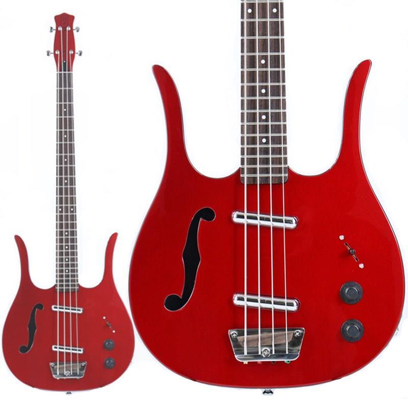 Danelectro LONGHORN BASS (Dark Red Metallic)[Ikebe Original Model