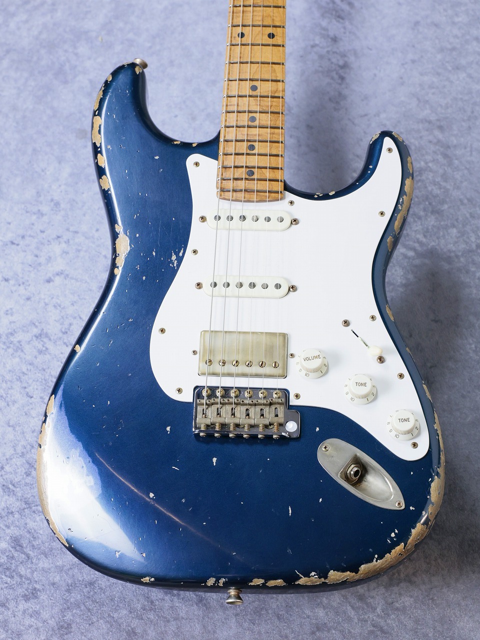 Xotic XSC-2 Roasted Flame Maple Neck Heavy Aged ~Mercedes Blue