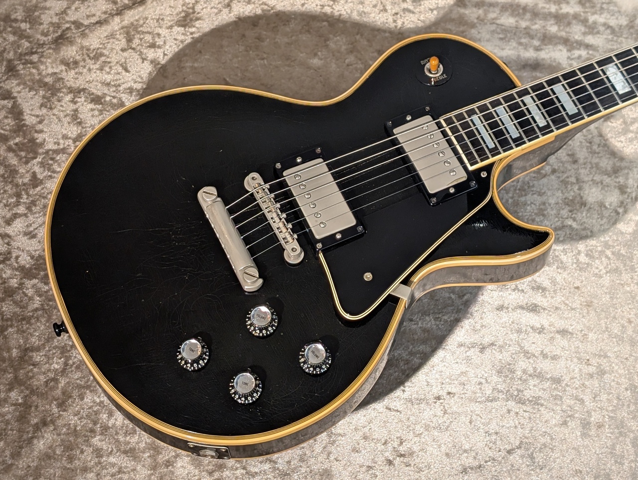 Gibson 1969 Les Paul Custom 1pc Body Back w/ 50s Nickel Parts