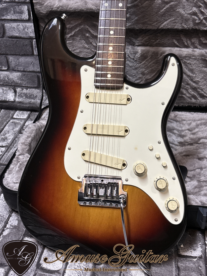 Fender Japan EST83-110 Elite Sunburst 1983年製w/ Fender Deluxe