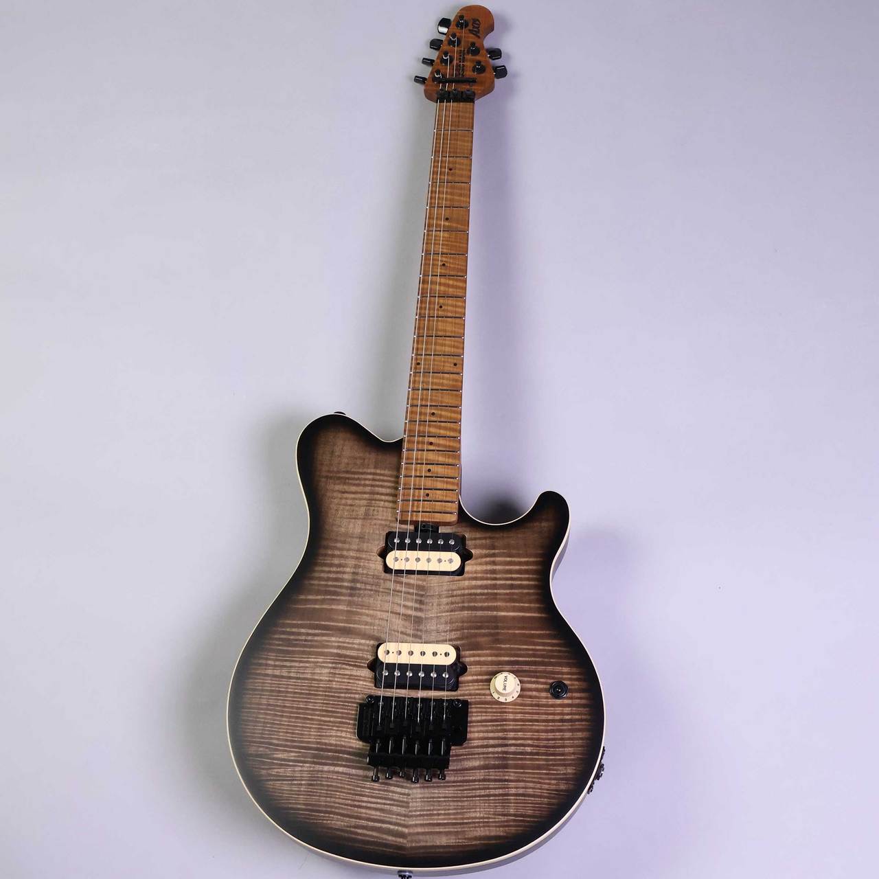 ギター AXIA MUSIC MAN AXIS Charcoal Cloud Flame 【アウトレット】（新品/送料