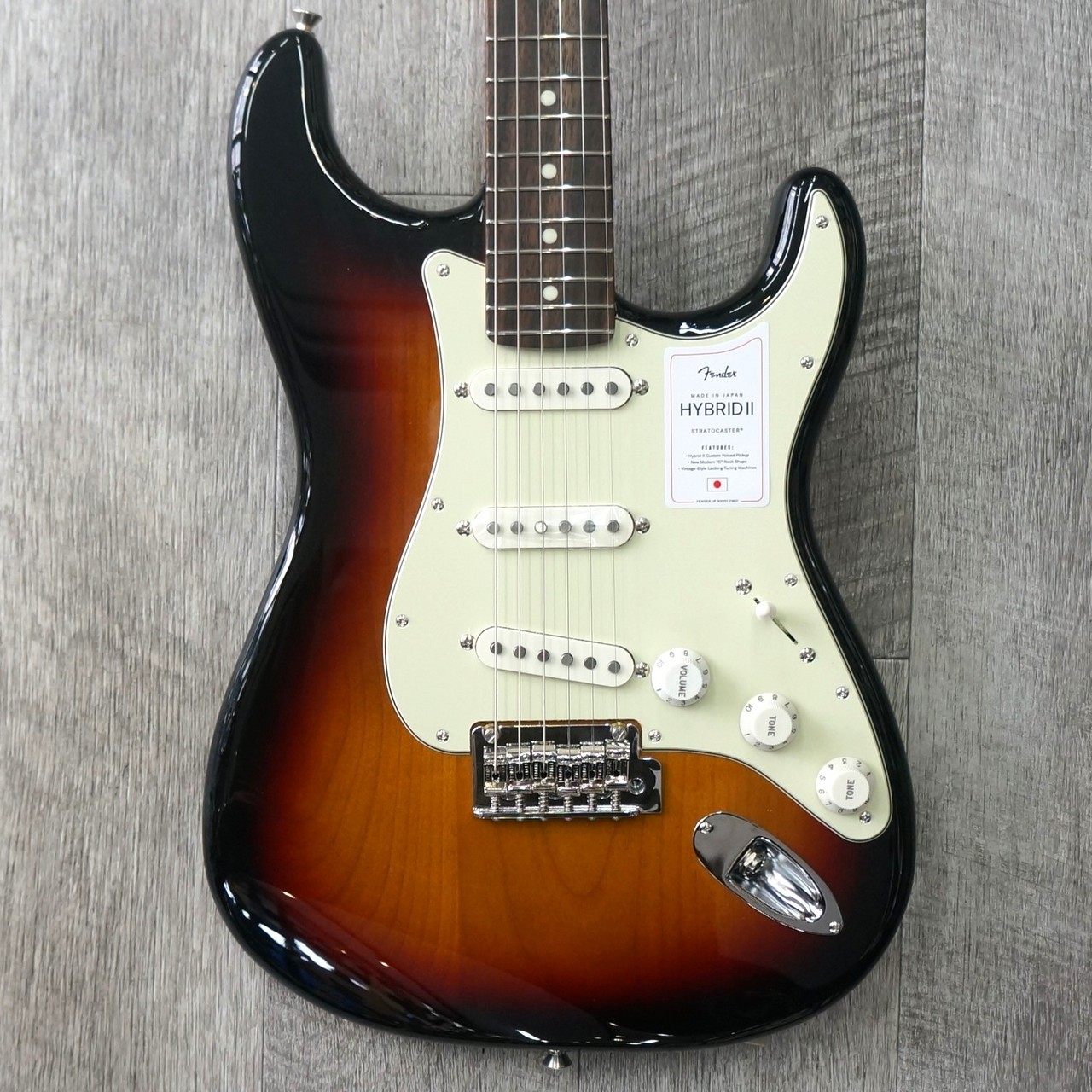 Fender Made in Japan Hybrid II Stratocaster - 3-Color Sunburst