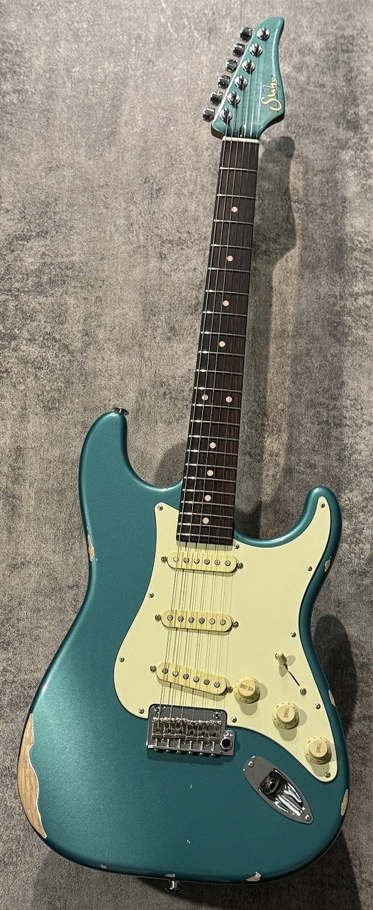 Suhr Custom Classic S Antique Heavy Aged Sherwood Green Metallic