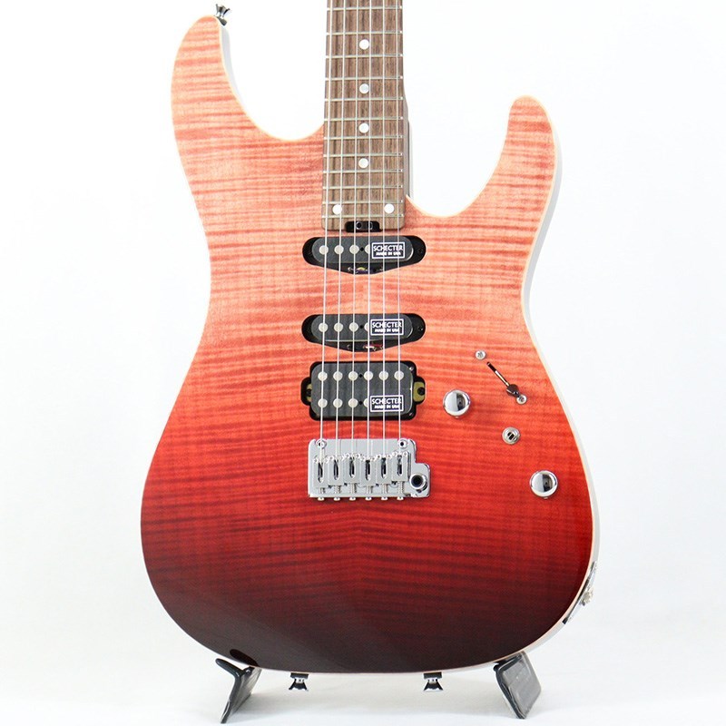 SCHECTER シェクター NV-IV-24-FM / AS-LTD RED シェクター EMGピックアップ搭載の2ハム「NV」 数量限定で新