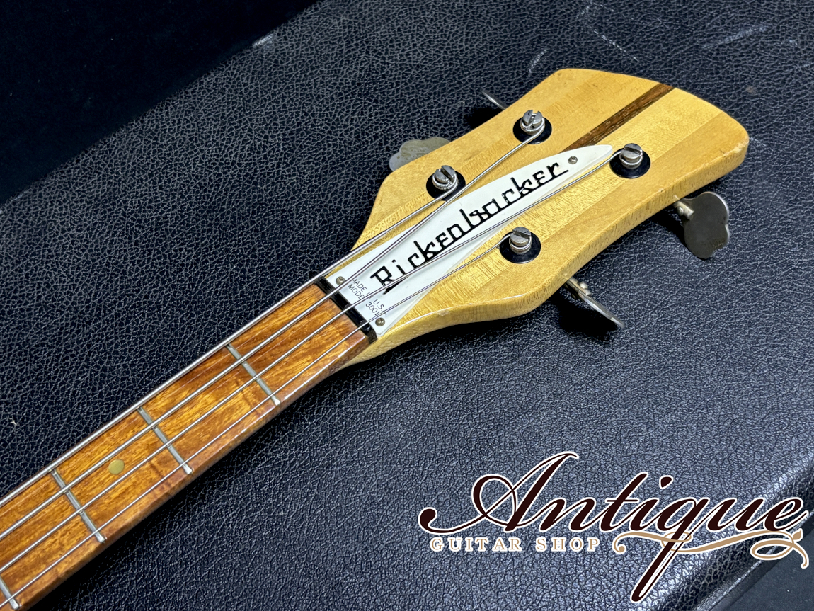 Rickenbacker 3001 Bass 1975 Mapleglo PU Mod. /Figured Maple /Long