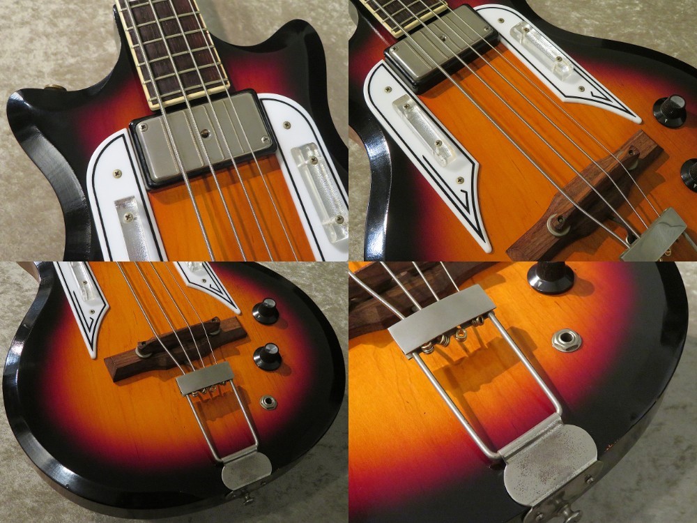 Airline 【魅惑のビザールベース】Pocket Bass -Sunburst-【3.47