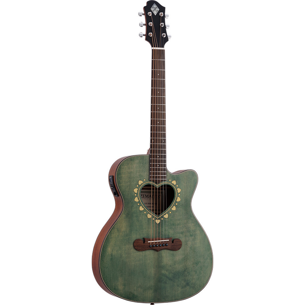 Zemaitis CAF-85HCW Forest Green エレクトリックアコースティックギター