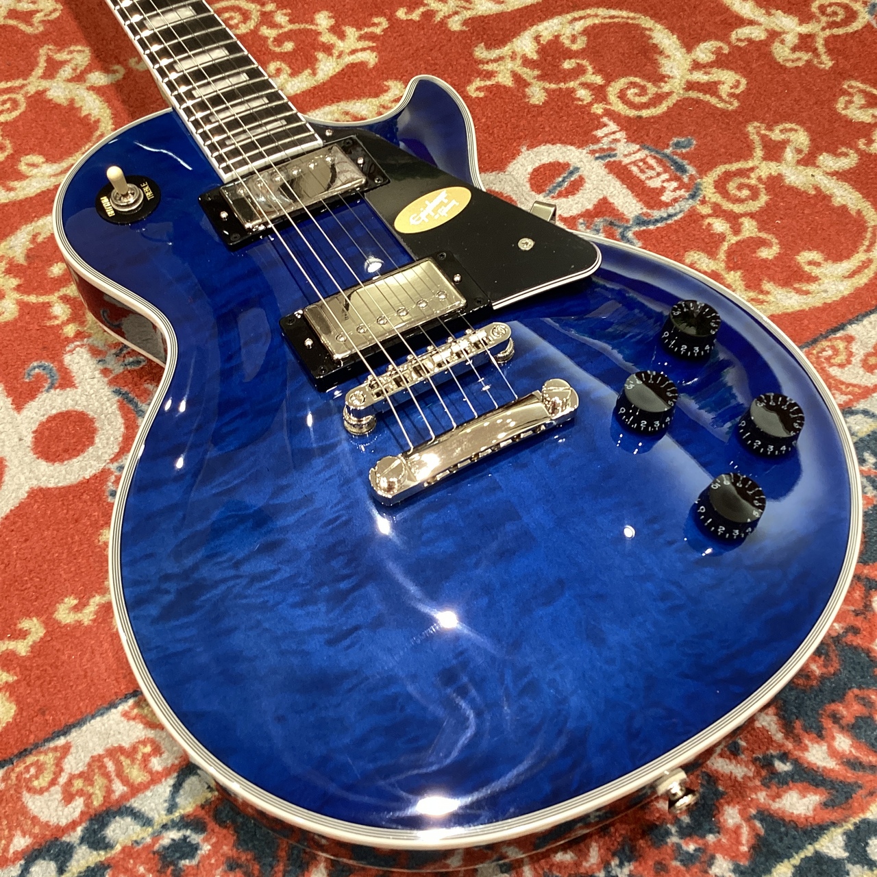 Epiphone Les Paul Custom Quilt Viper Blue【現物画像】【島村楽器
